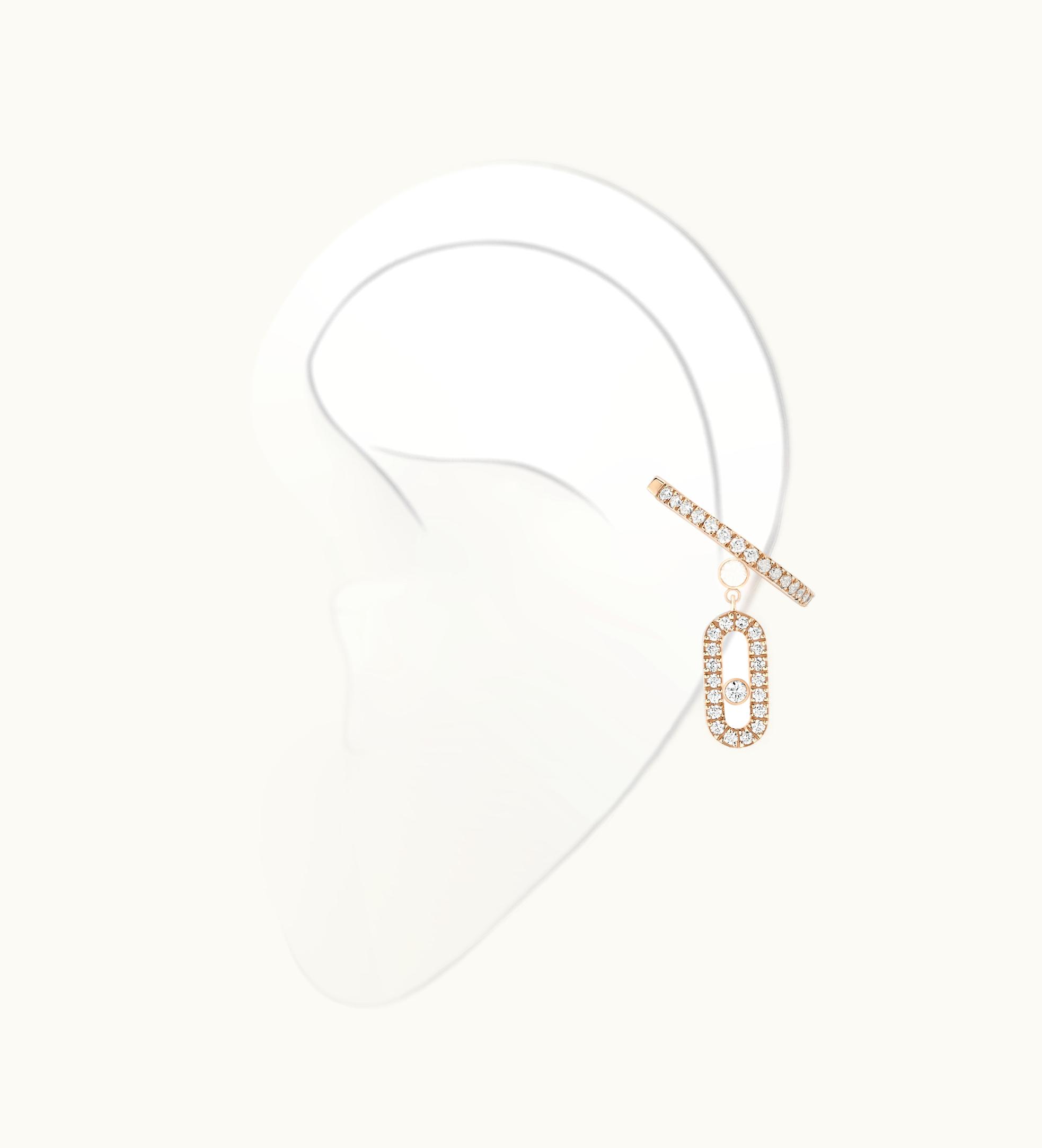 Messika Messika Move Uno Single Clip Pavé Drop Pendant