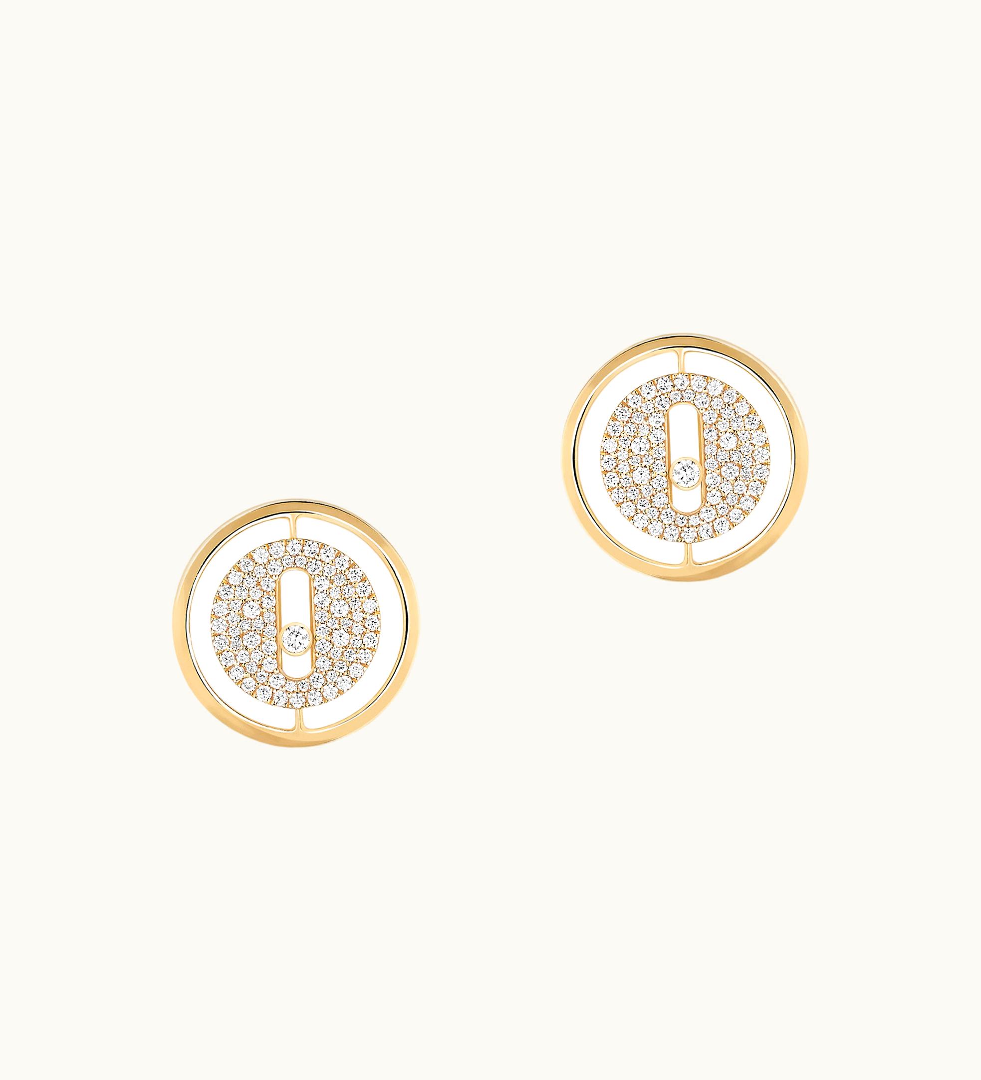 Messika Messika Lucky Move Pavé-Set Stud Earrings