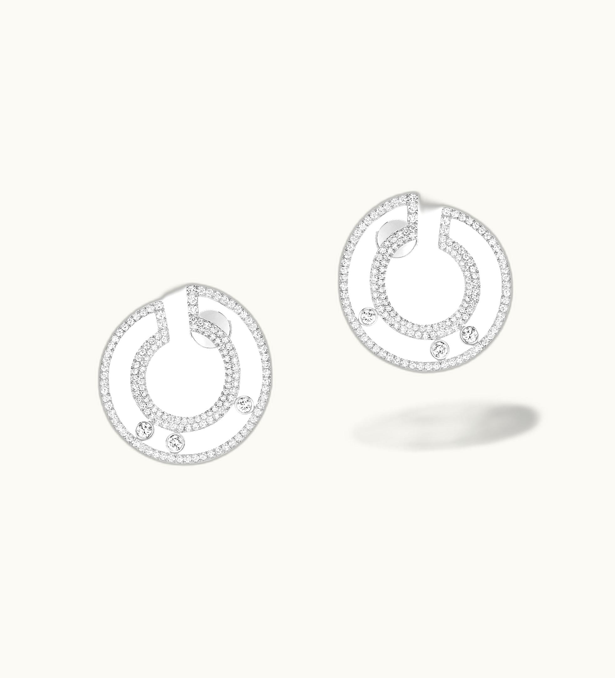 Messika Messika Move Romane Pavé Hoops PM