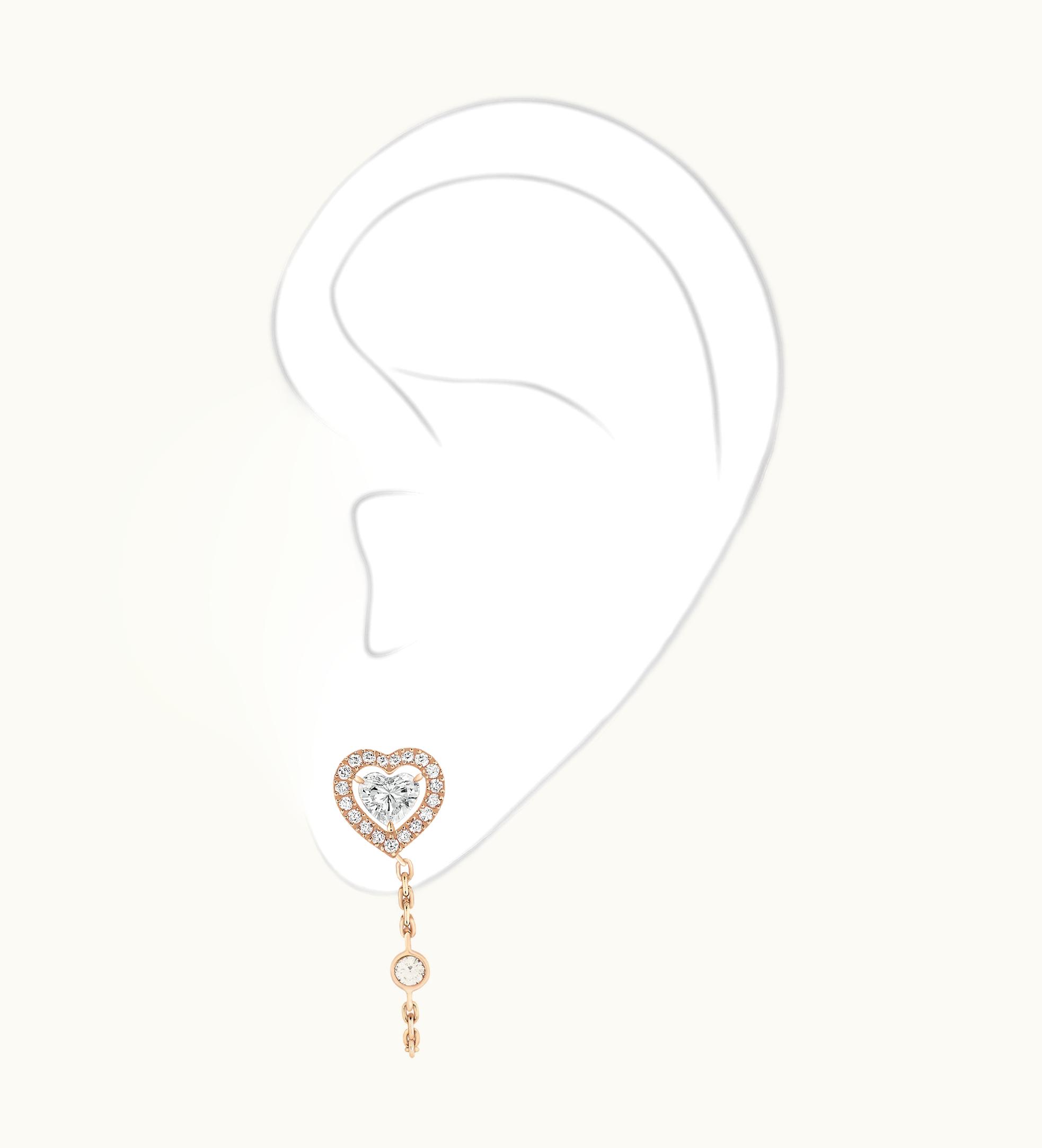 Messika Messika Joy C‚ÂàìUr 0.15-Carat Single Diamond Chain Earring UZ0179675