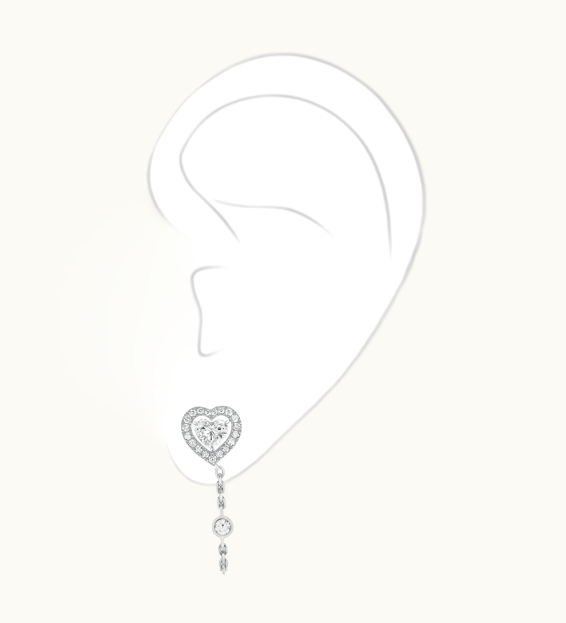 Messika Messika Joy C‚ÂàìUr 0.15-Carat Single Diamond Chain Earring UZ0179676