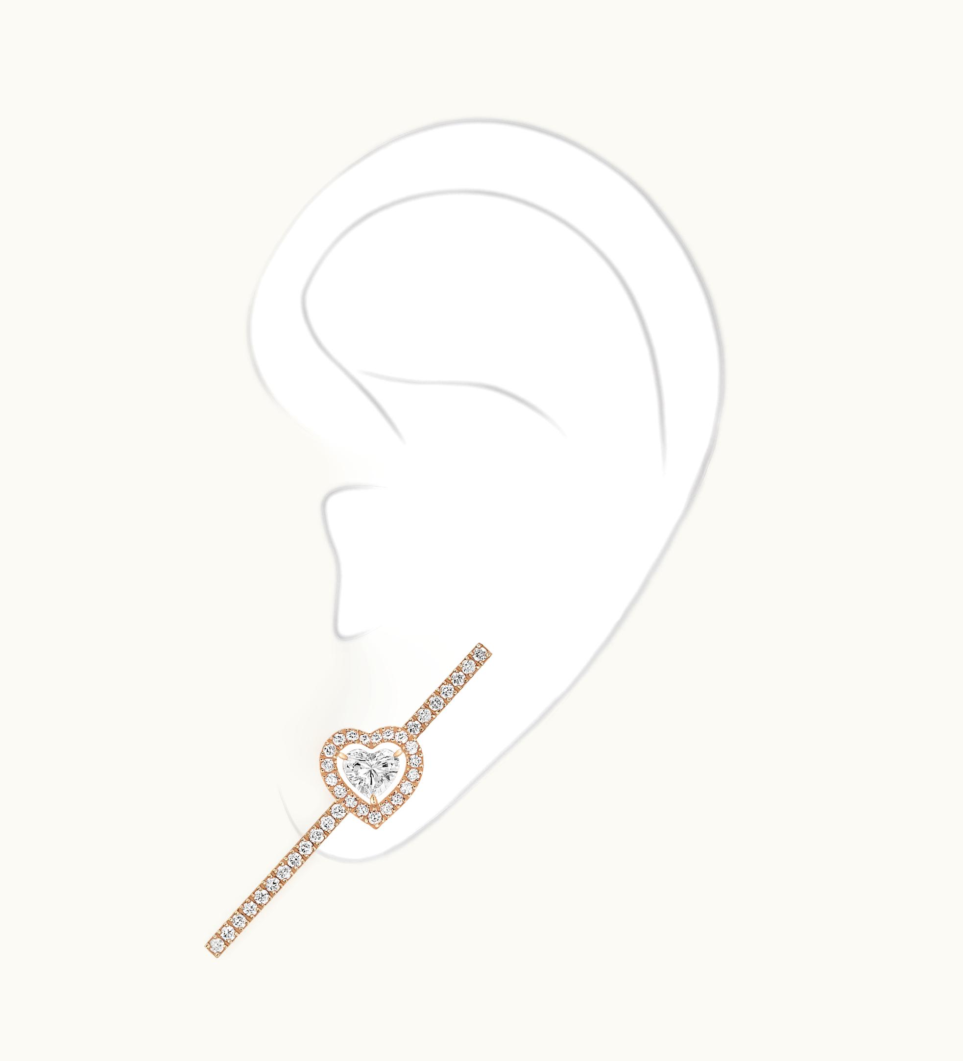 Messika Messika Joy C‚ÂàìUr 0.15-Carat Single Pavé-Set Diamond Earring UZ0179677