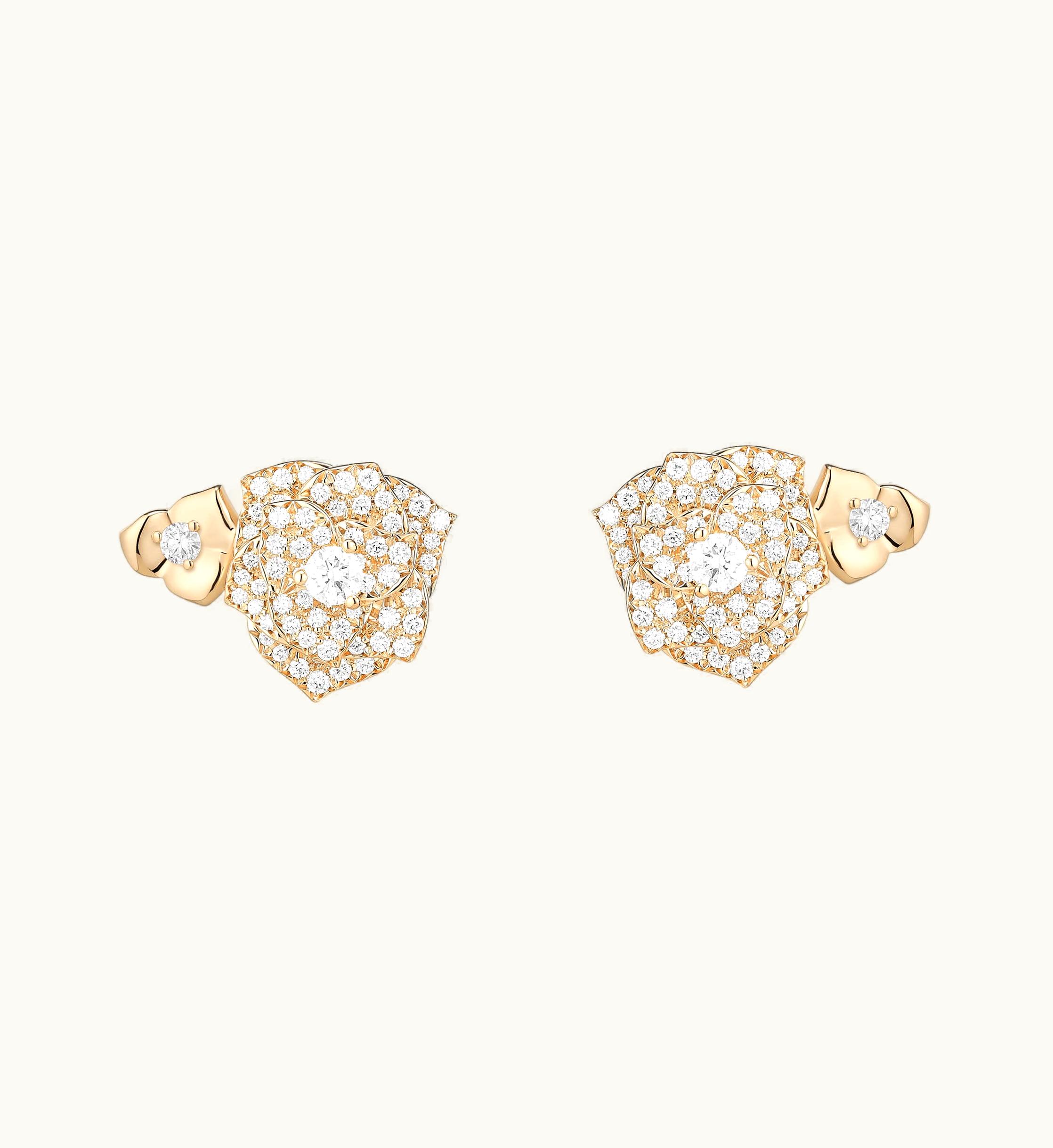Piaget Piaget Piaget Rose Earrings Rose Gold,Gold Diamond, 9.1 g