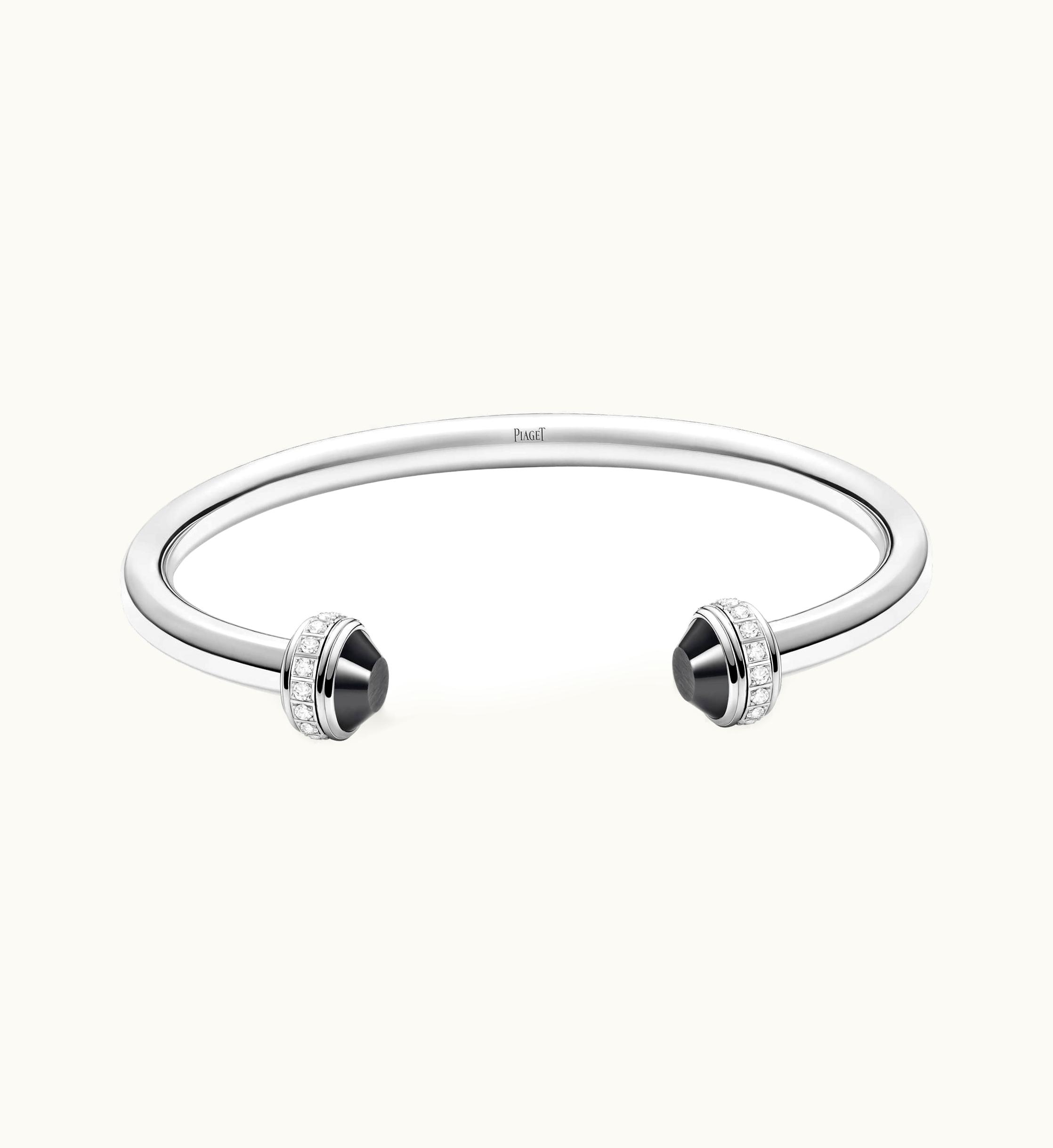 Piaget Piaget Possession Open Bangle Bracelet White Gold,Gold Diamond, 22.0 g