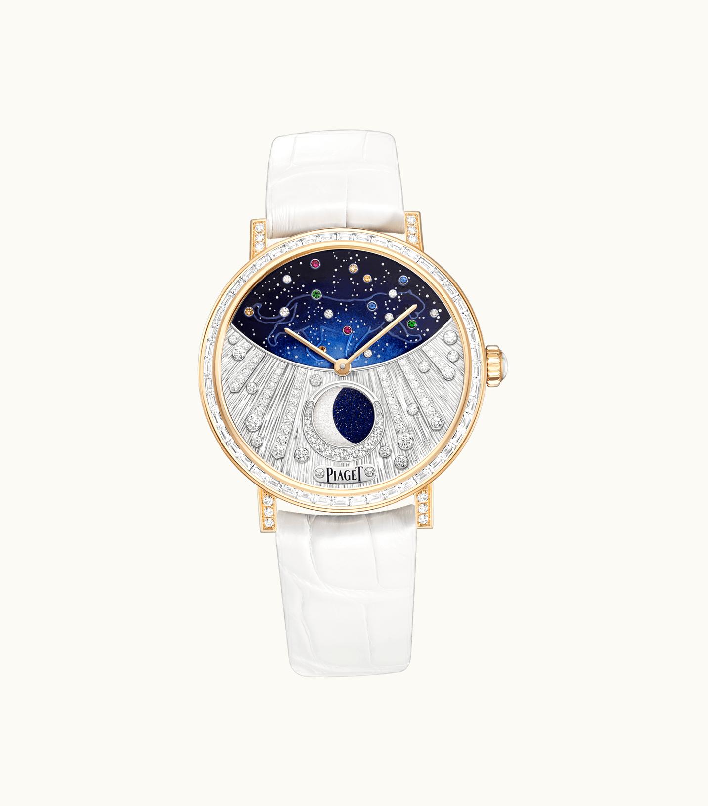 Piaget Piaget Altiplano Moonphase High Jewellery Watch Rose Gold,Gold Diamond,Rubies,Sapphires, 40.6 g Bracelet watch G0A47108
