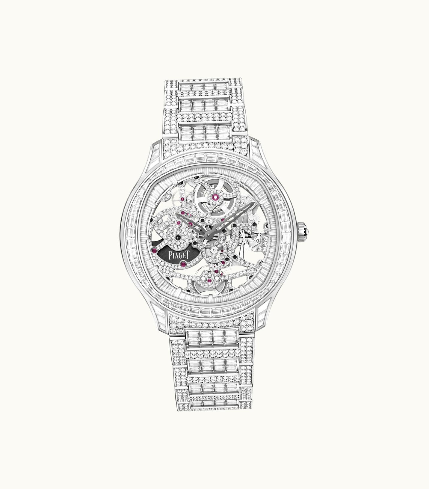 Piaget Piaget Piaget Polo Skeleton High Jewellery Watch White Gold,Gold Diamond,Sapphires, 222.0 g