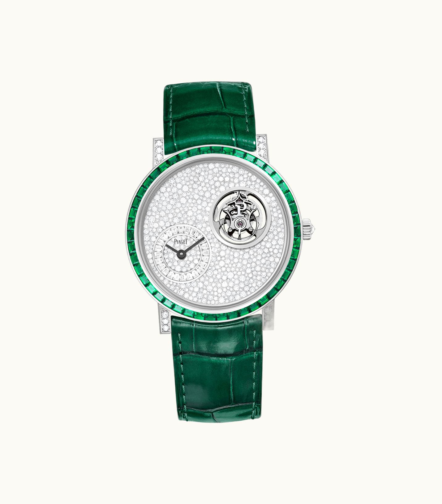 Piaget Piaget Altiplano Tourbillon High Jewellery Watch White Gold,Gold Diamond,Sapphires, 66.67 g Bracelet watch G0A47034