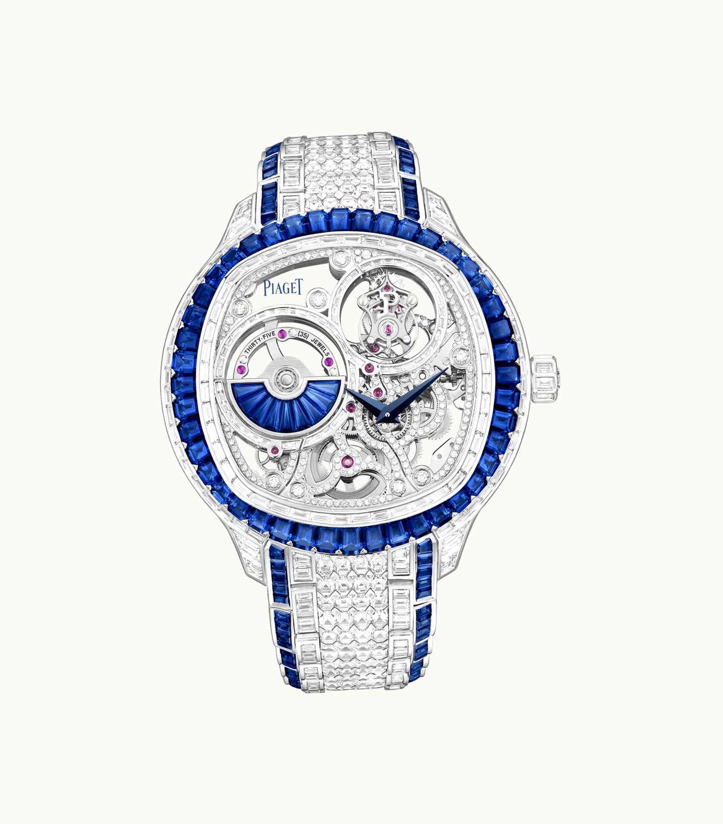 Piaget Piaget Piaget Polo Emperador Skeleton Tourbillon High Jewellery Watch  Diamond,Sapphires, 190 g