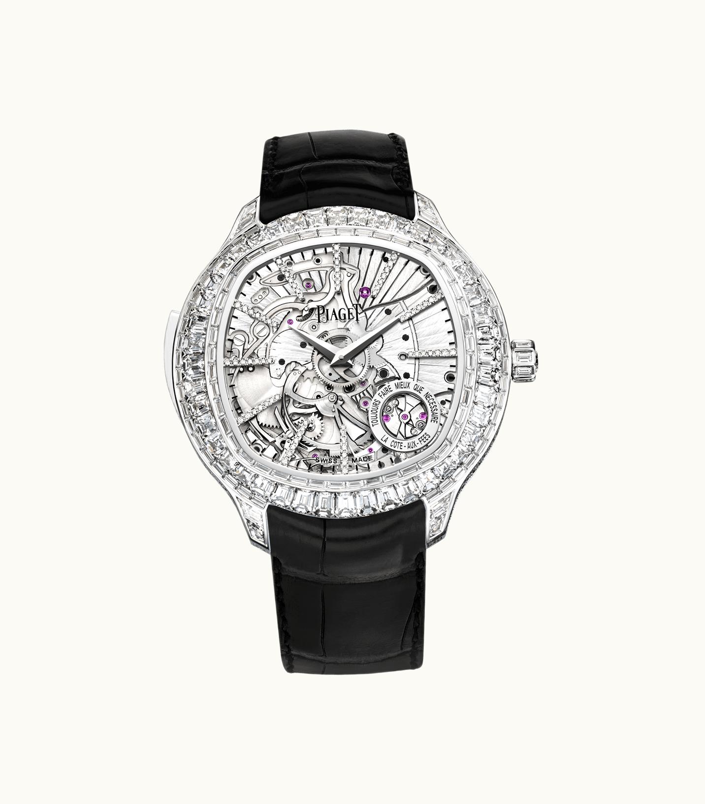 Piaget Piaget Piaget Polo Emperador Minute Repeater High Jewellery Watch White Gold,Platinum,Gold Diamond,Sapphires, 92.5 g
