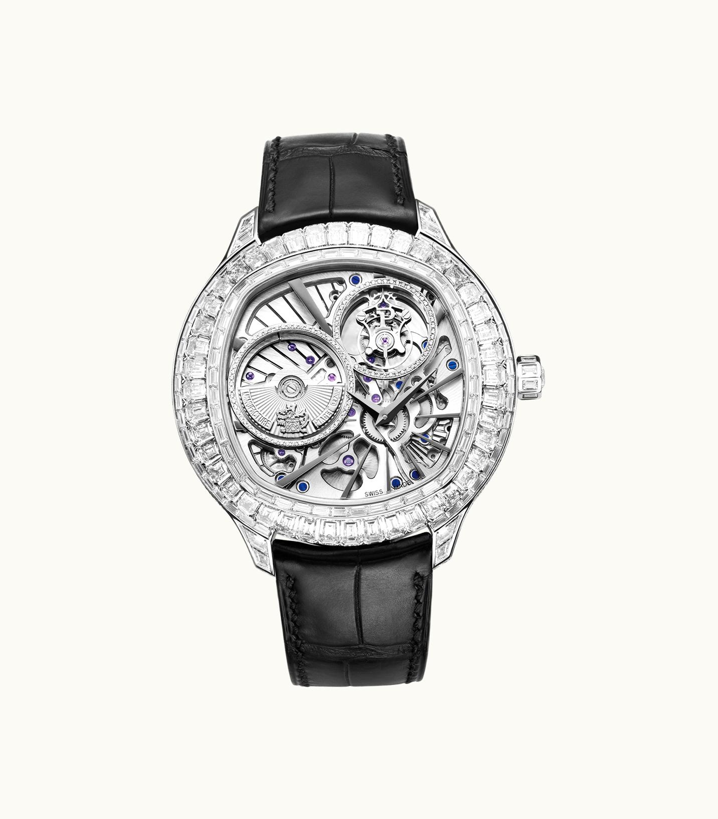 Piaget Piaget Piaget Polo Emperador Tourbillon High Jewellery Watch White Gold,Platinum,Gold Diamond,Sapphires, 139 g