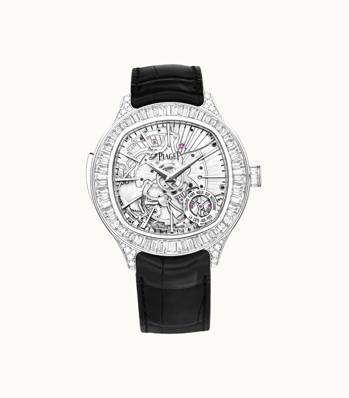 Piaget Piaget Piaget Polo Emperador Minute Repeater High Jewellery Watch White Gold,Platinum,Sterling Silver,Gold Diamond,Sapphires, 84.2 g