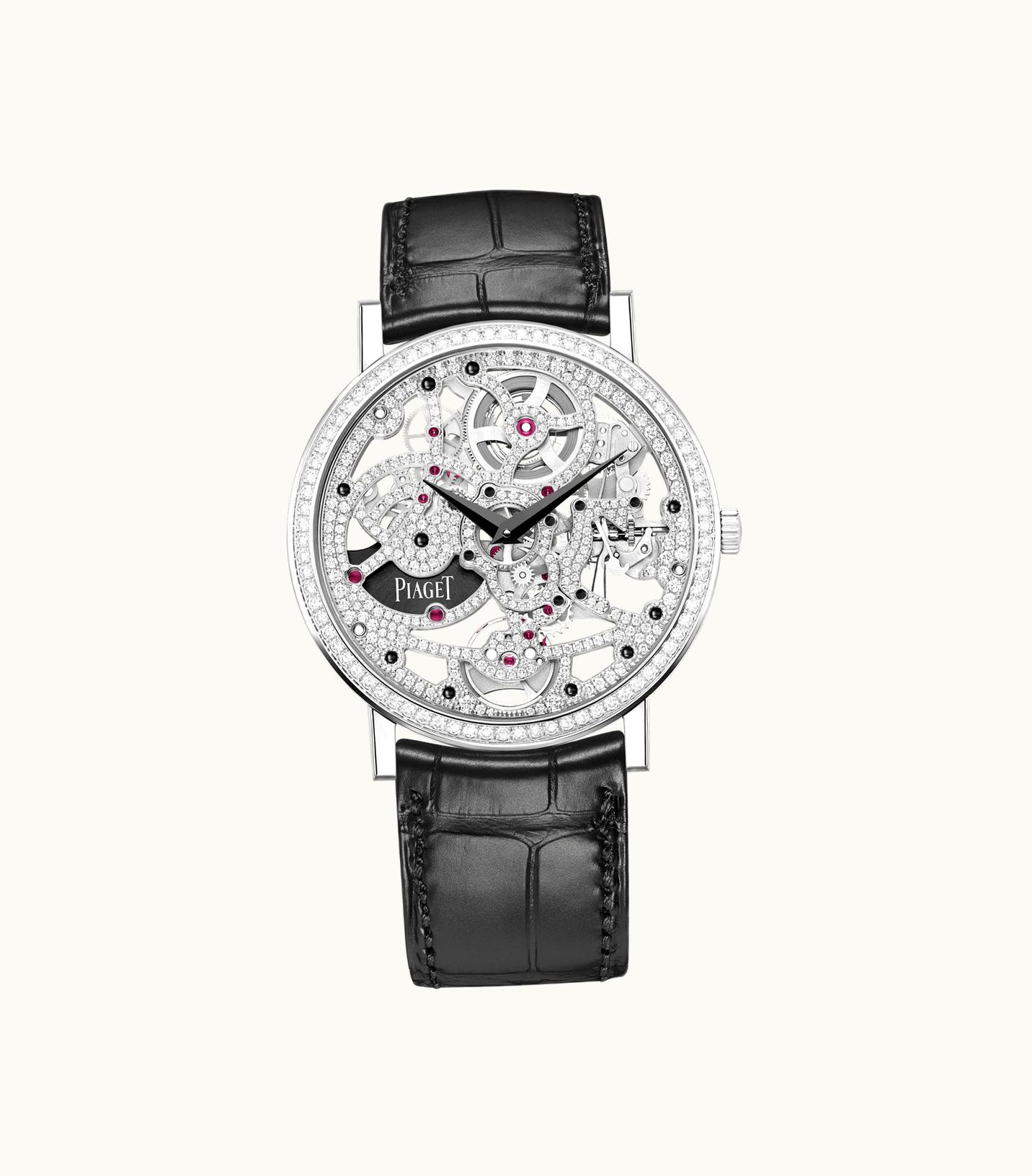 Piaget Piaget Altiplano Precious Skeleton Watch White Gold,Gold Diamond,Sapphires, 34.0 g