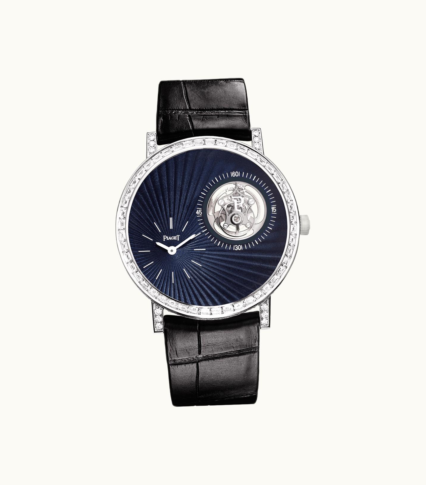 Piaget Piaget Altiplano Tourbillon High Jewellery Watch White Gold,Gold Diamond,Sapphires, 62.59 g