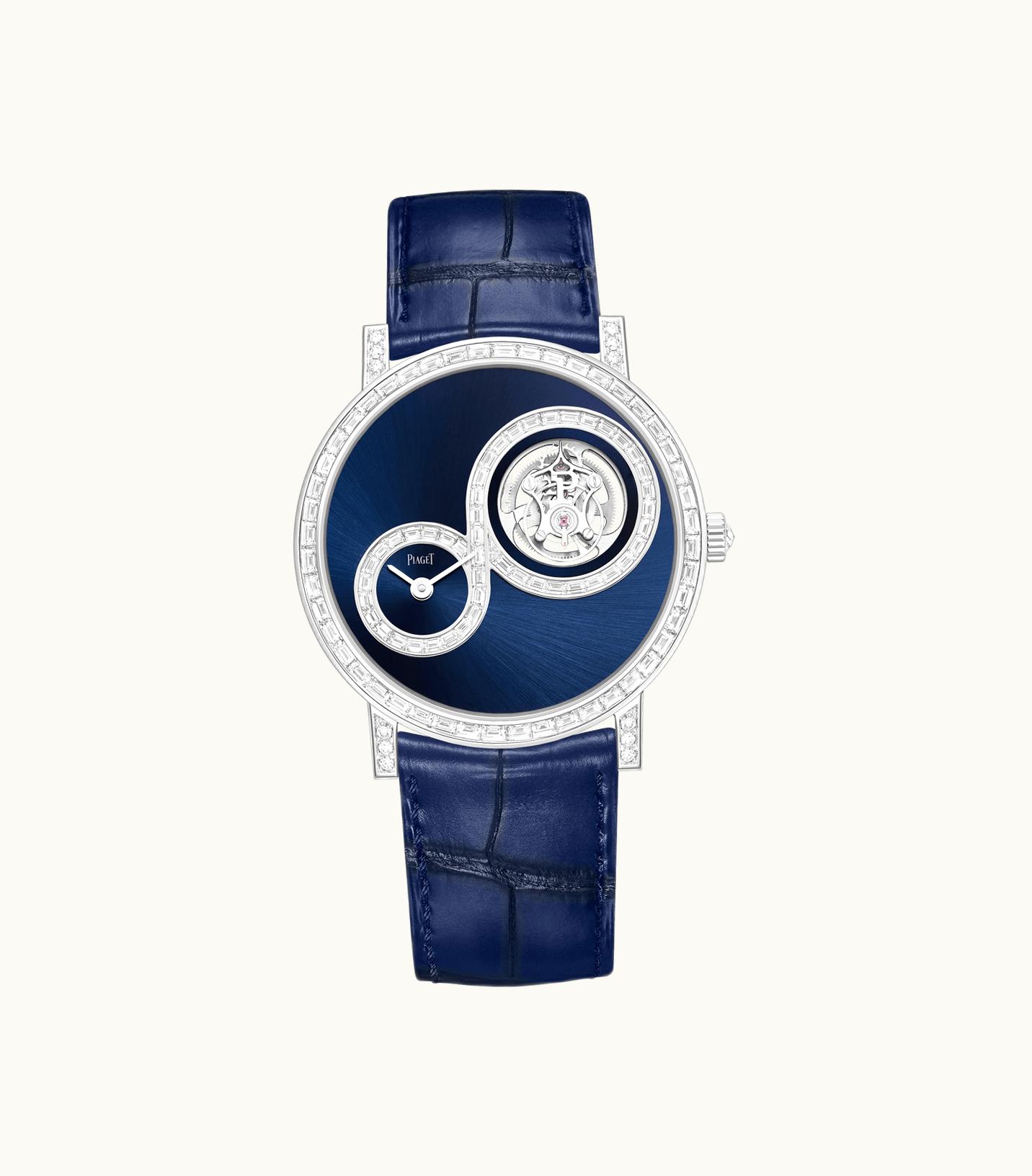 Piaget Piaget Altiplano Tourbillon High Jewellery Watch White Gold,Gold Diamond,Sapphires, 52.9 g