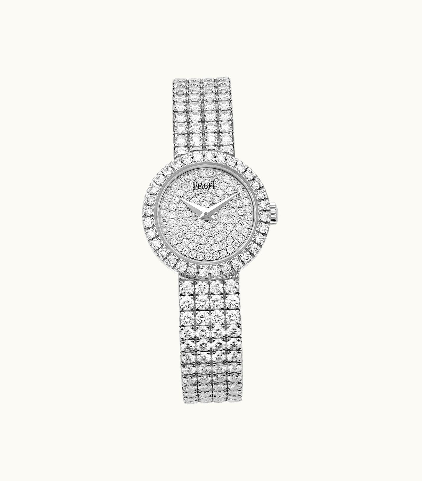 Piaget Altiplano Traditional High Jewellery Watch White Gold,Gold Diamond, 46.8 g