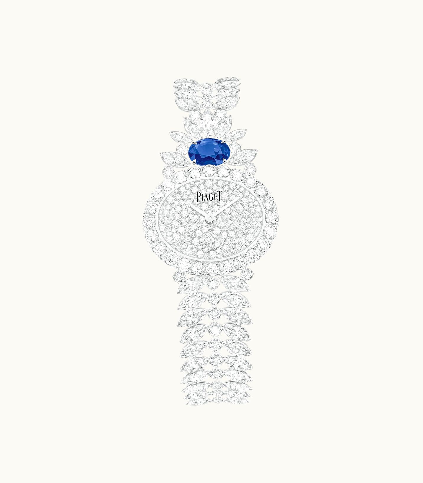 Piaget Piaget Treasures High Jewellery Watch White Gold,Gold Diamond,Sapphires, 53.4 g