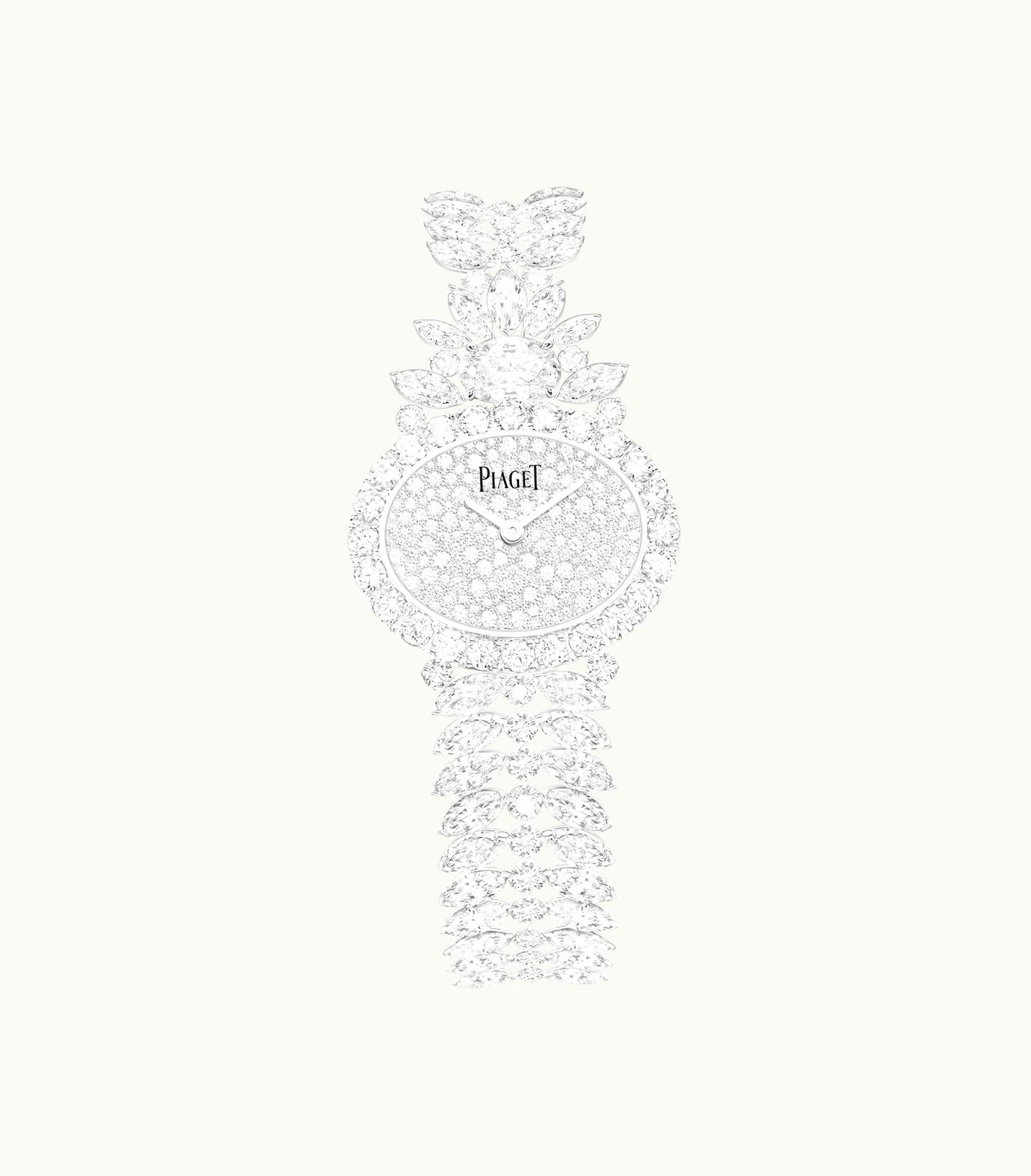 Piaget Piaget Treasures High Jewellery Watch White Gold,Gold Diamond, 53 g