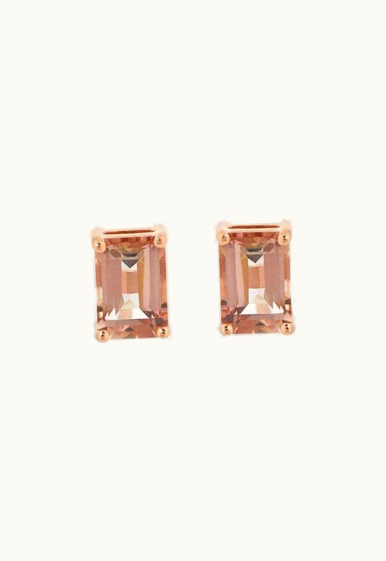 Suzanne Kalan Suzanne Kalan Ann Emerald Cut Morganite Topaz Studs UZ0180257