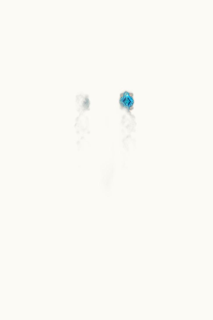Suzanne Kalan Suzanne Kalan Amalfi Diamond Cut Blue Ombre Midi Drop Earrings UZ0180453