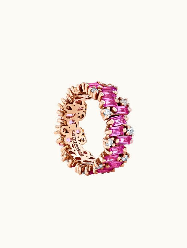 Suzanne Kalan Suzanne Kalan Shimmer Audrey Pink Sapphire Eternity Band UZ0180689