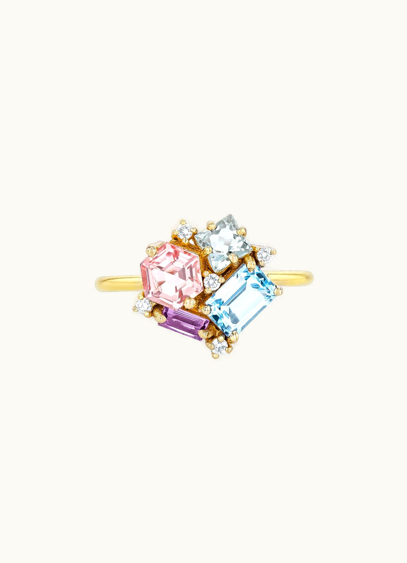 Suzanne Kalan Suzanne Kalan Amalfi Pastel Blossom Ring UZ0180718