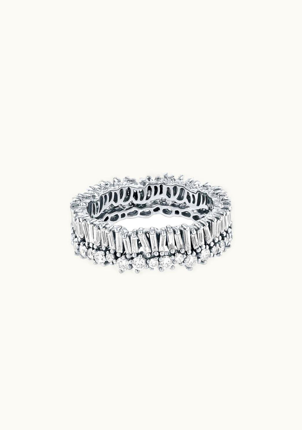 Suzanne Kalan Suzanne Kalan Classic Diamond Short Stack Eternity Band UZ0180737