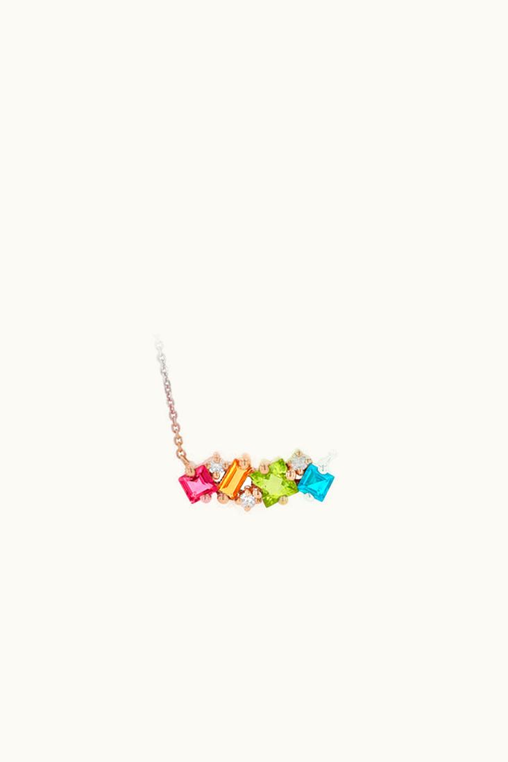 Suzanne Kalan Suzanne Kalan Nadima Rainbow Ombre Midi Bar Pendant UZ0180747