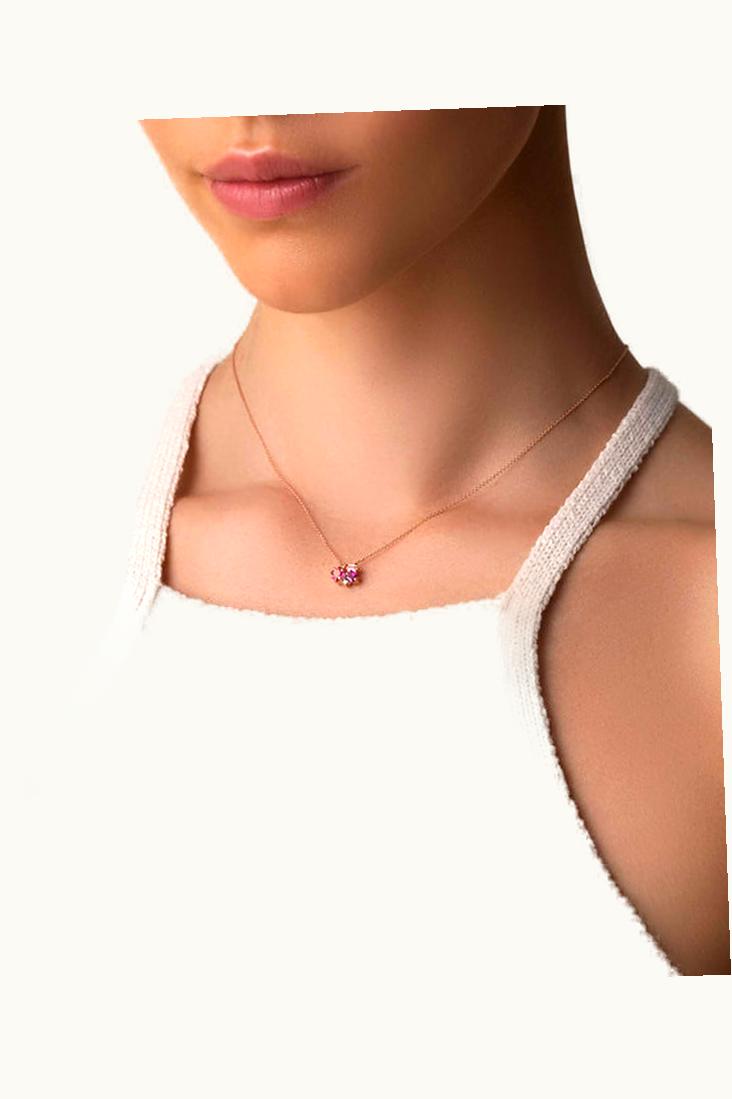 Suzanne Kalan Suzanne Kalan Nadima Red Mix Cluster Pendant UZ0180762