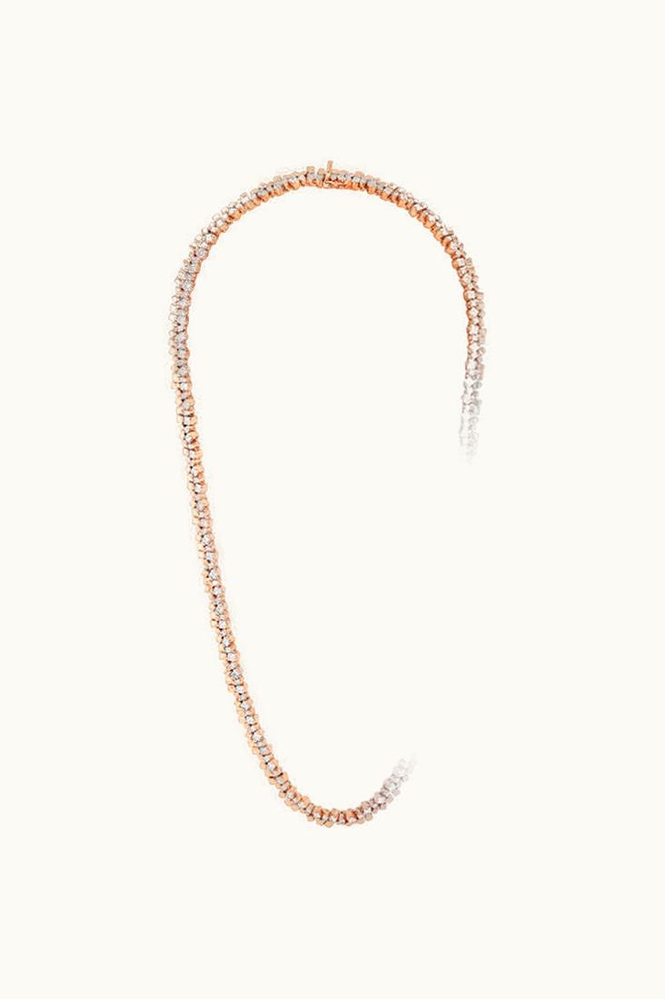 Suzanne Kalan Suzanne Kalan Golden Diamond Tennis Necklace UZ0180845