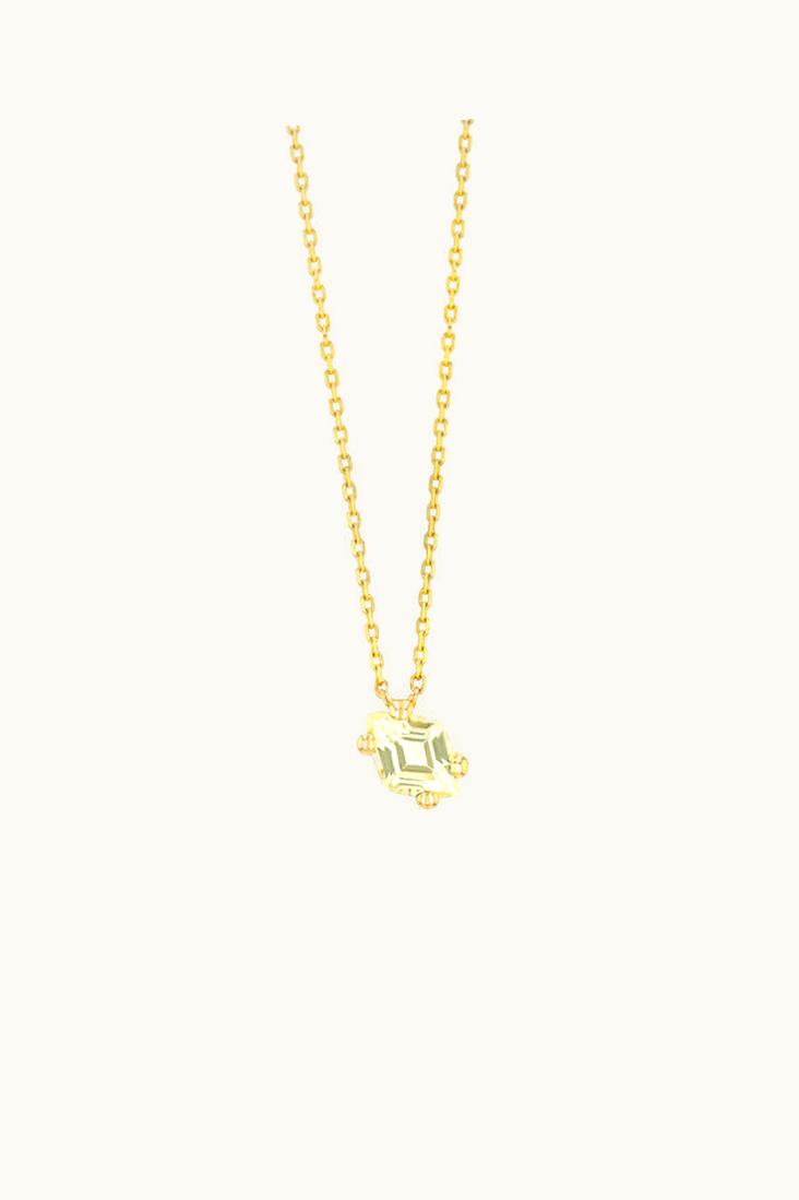 Suzanne Kalan Suzanne Kalan Amalfi Diamond Cut Lemon Quartz Pendant UZ0180895