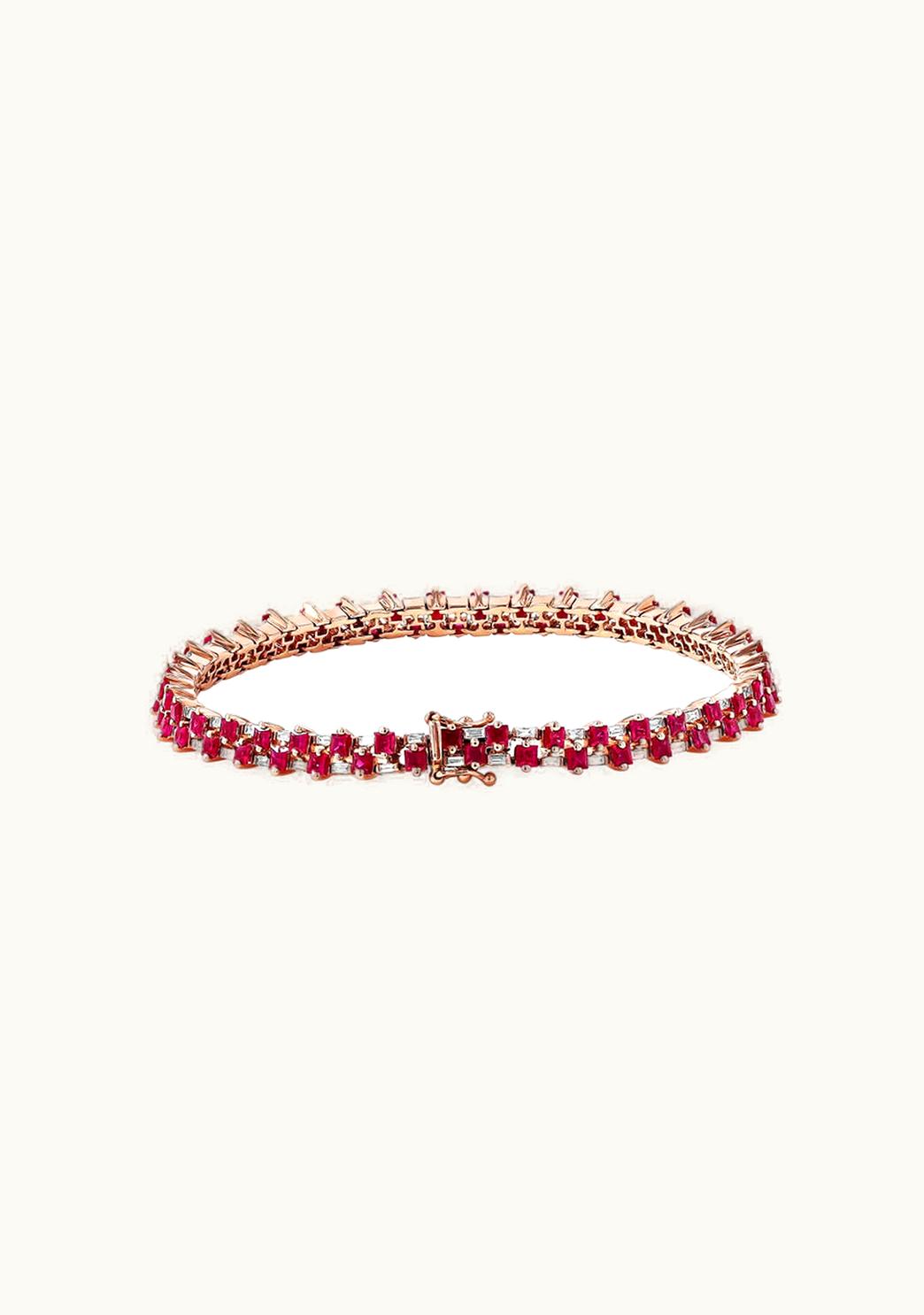 Suzanne Kalan Suzanne Kalan Princess Mini Stack Ruby Tennis Bracelet UZ0180933