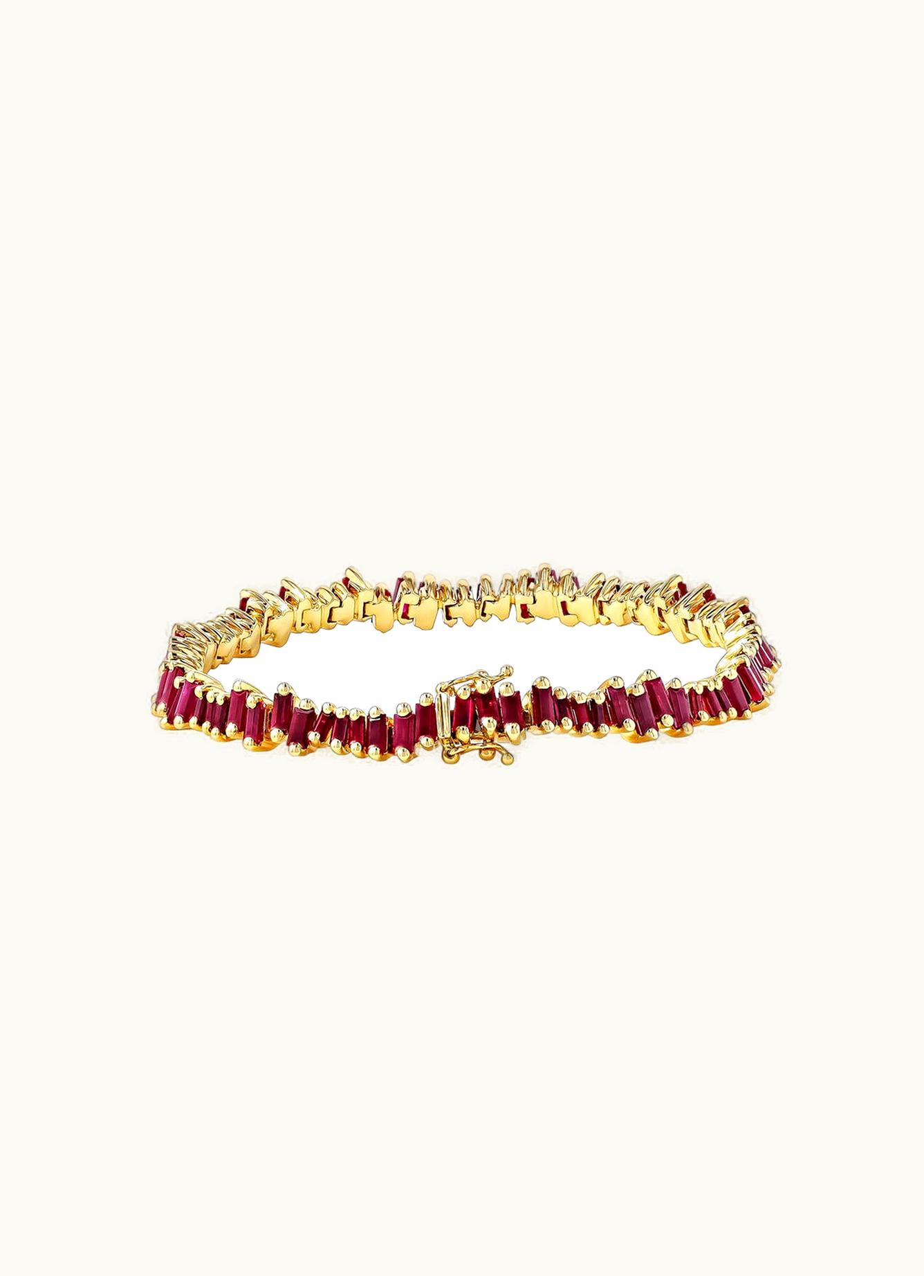Suzanne Kalan Suzanne Kalan Bold Ruby Tennis Bracelet UZ0180936