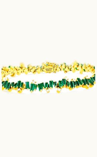 Suzanne Kalan Suzanne Kalan Bold Burst Emerald Tennis Bracelet UZ0180961