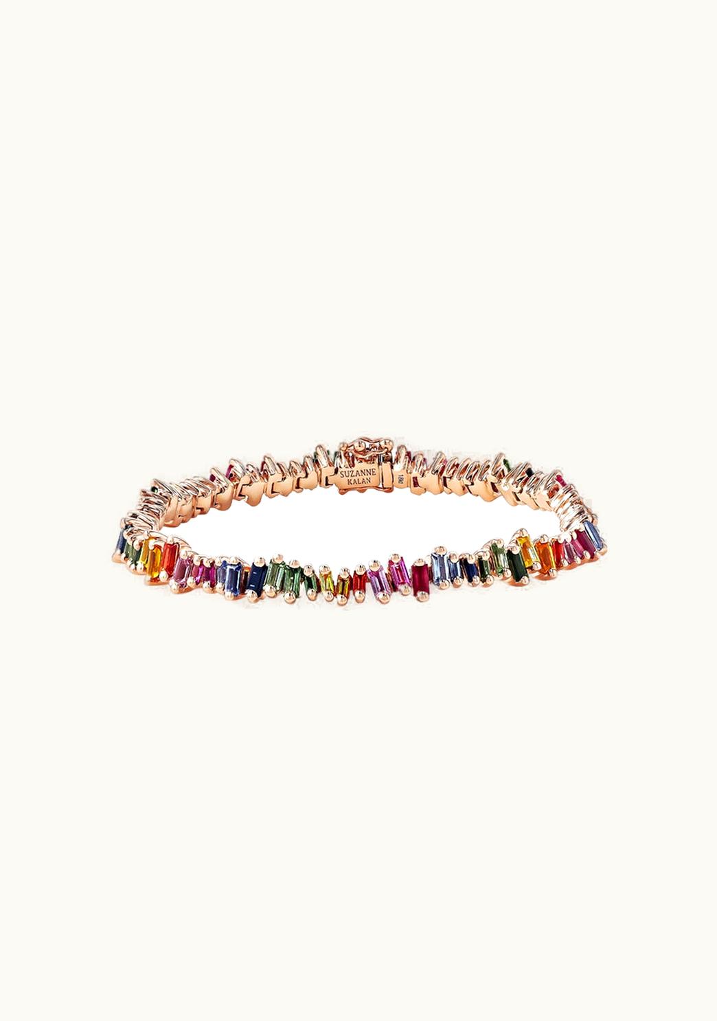 Suzanne Kalan Suzanne Kalan Bold Rainbow Sapphire Tennis Bracelet UZ0180991