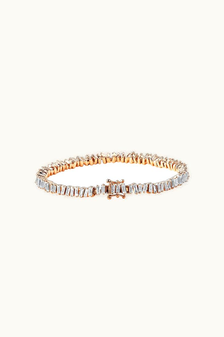 Suzanne Kalan Suzanne Kalan Classic Diamond Baguette Tennis Bracelet UZ0181006