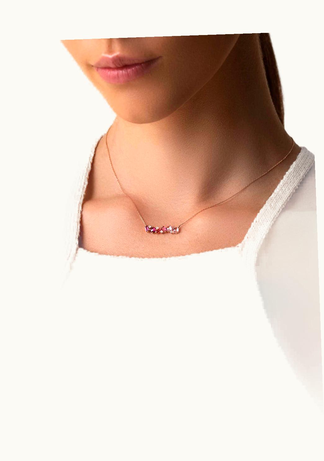 Suzanne Kalan Suzanne Kalan Amalfi Blend Pink Ombre Pendant UZ0181088