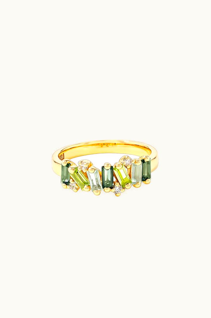 Suzanne Kalan Suzanne Kalan Amalfi Burst Green Mix Half Band UZ0181092