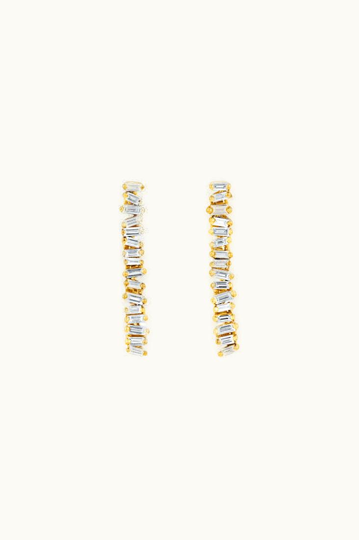 Suzanne Kalan Suzanne Kalan Classic Diamond Savannah Mini Drop Earrings UZ0181129