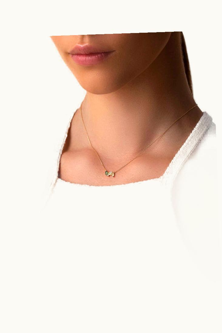 Suzanne Kalan Suzanne Kalan Amalfi Mini Burst Green Ombre Pendant UZ0181176