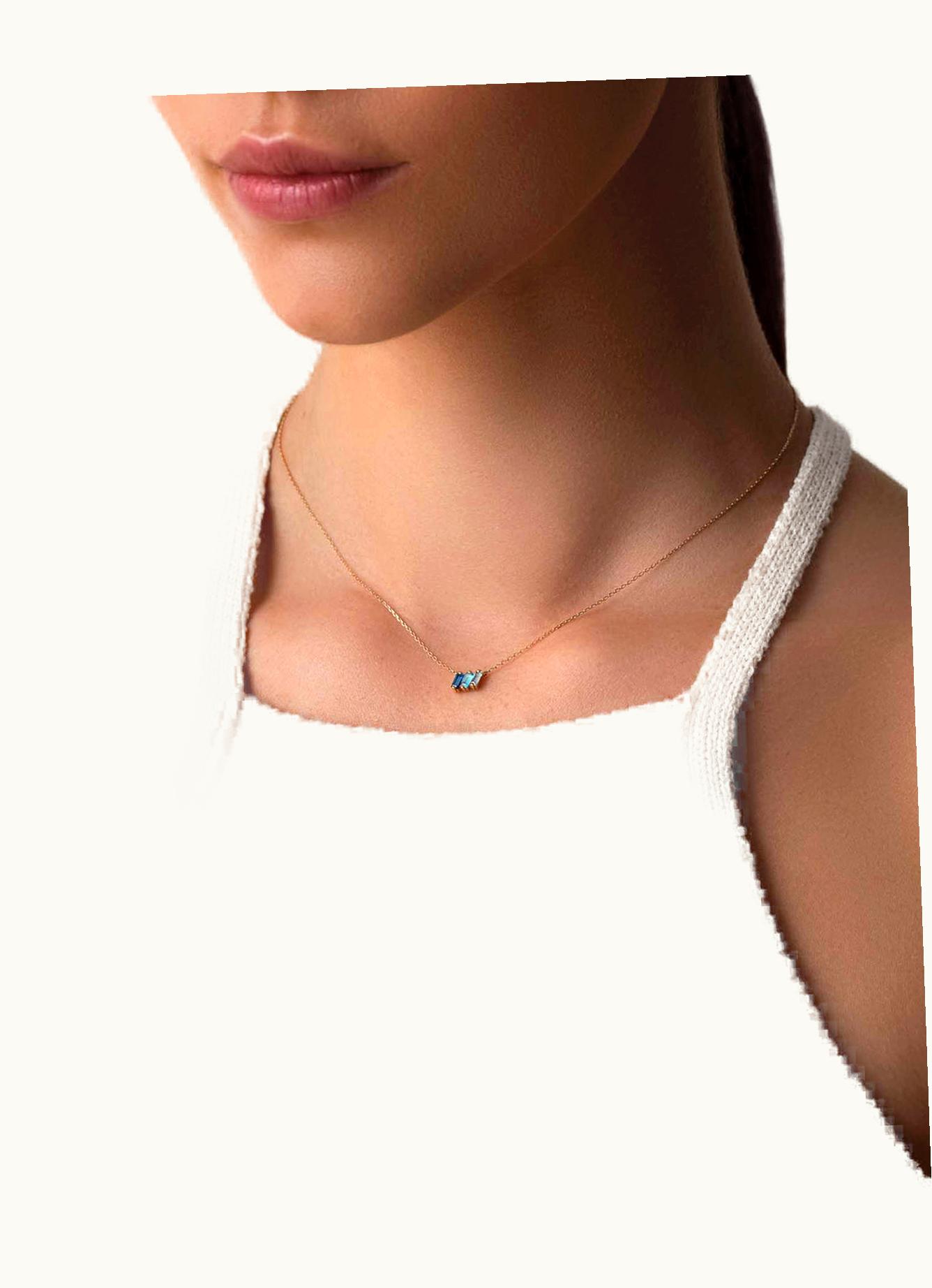 Suzanne Kalan Suzanne Kalan Amalfi Blend Light Blue Ombre Pendant UZ0181179