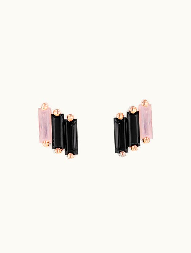 Suzanne Kalan Suzanne Kalan Amalfi Midi Black Ombre Studs UZ0181276