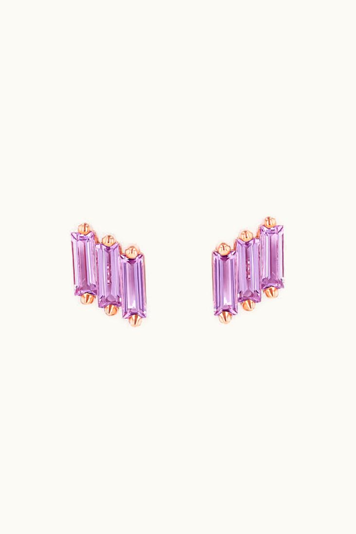 Suzanne Kalan Suzanne Kalan Amalfi Midi Rose De France Studs UZ0181281
