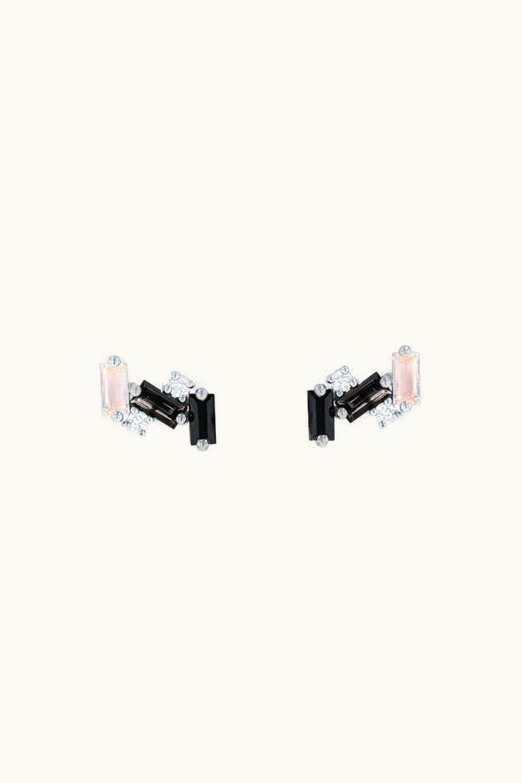 Suzanne Kalan Suzanne Kalan Amalfi Burst Black Ombre Studs UZ0181303