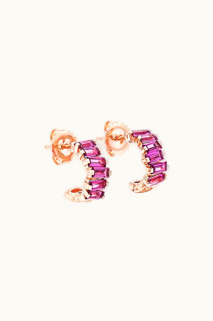 Suzanne Kalan Suzanne Kalan Amalfi Rhodolite Mini Hoops UZ0181334