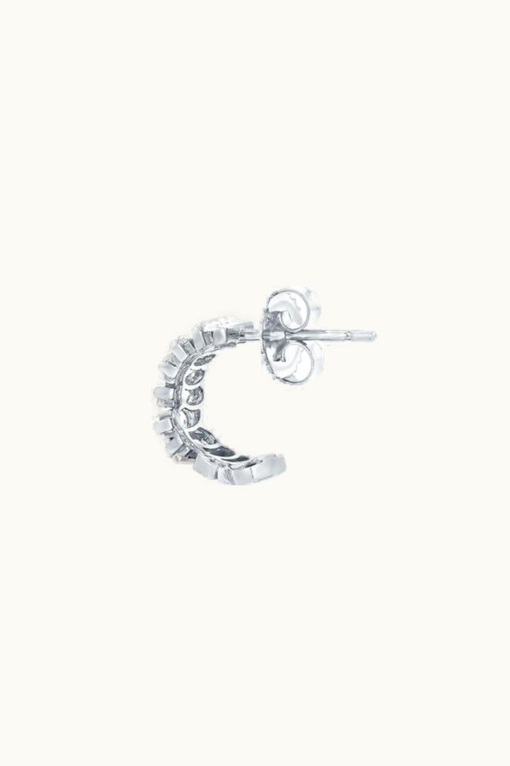Suzanne Kalan Suzanne Kalan Amalfi White Topaz Mini Hoops UZ0181343
