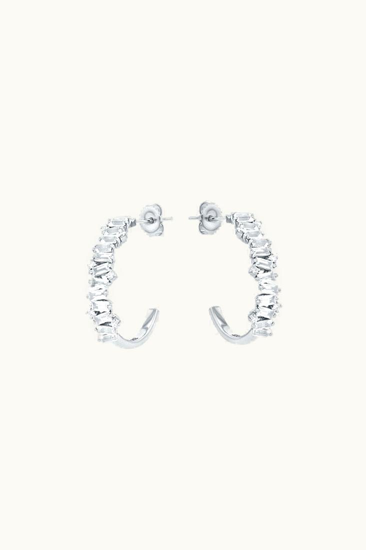 Suzanne Kalan Suzanne Kalan Amalfi Frenesia White Topaz Hoops UZ0181360