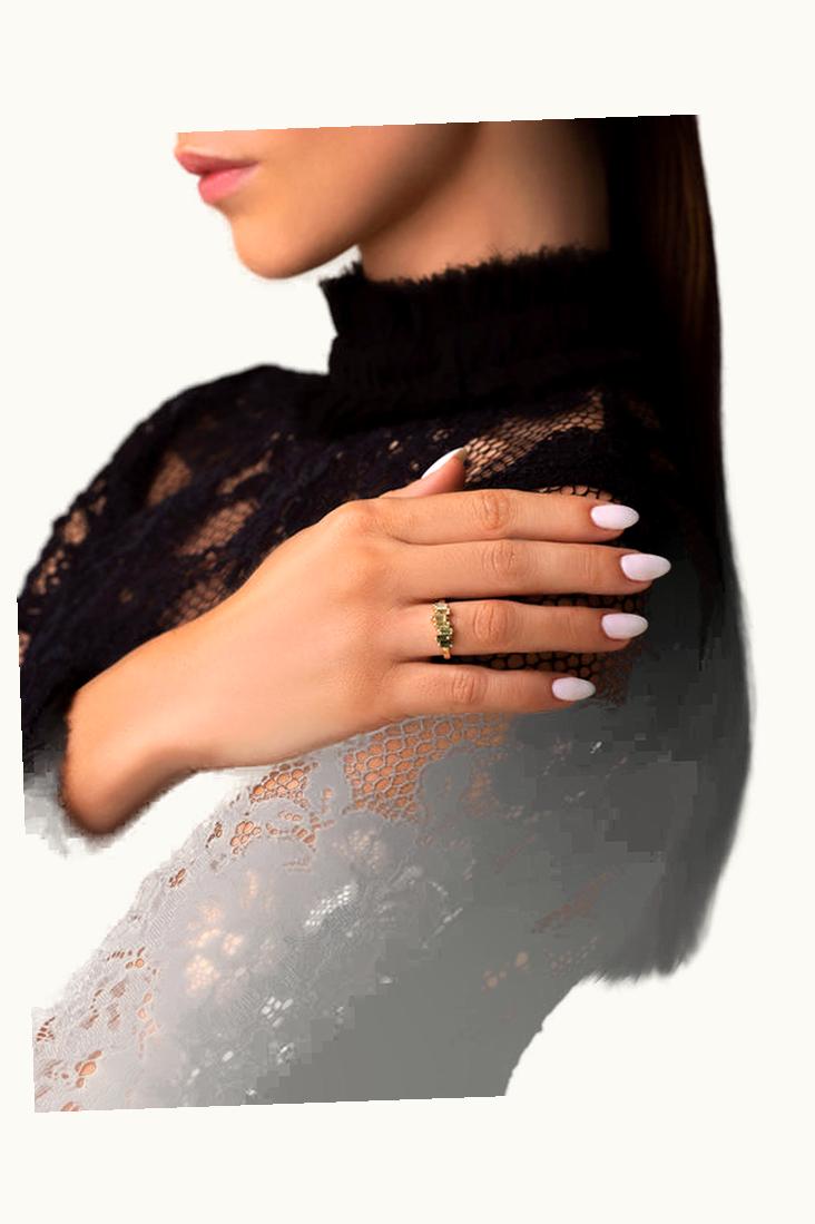 Suzanne Kalan Suzanne Kalan Amalfi Green Ombre Half Band UZ0181389