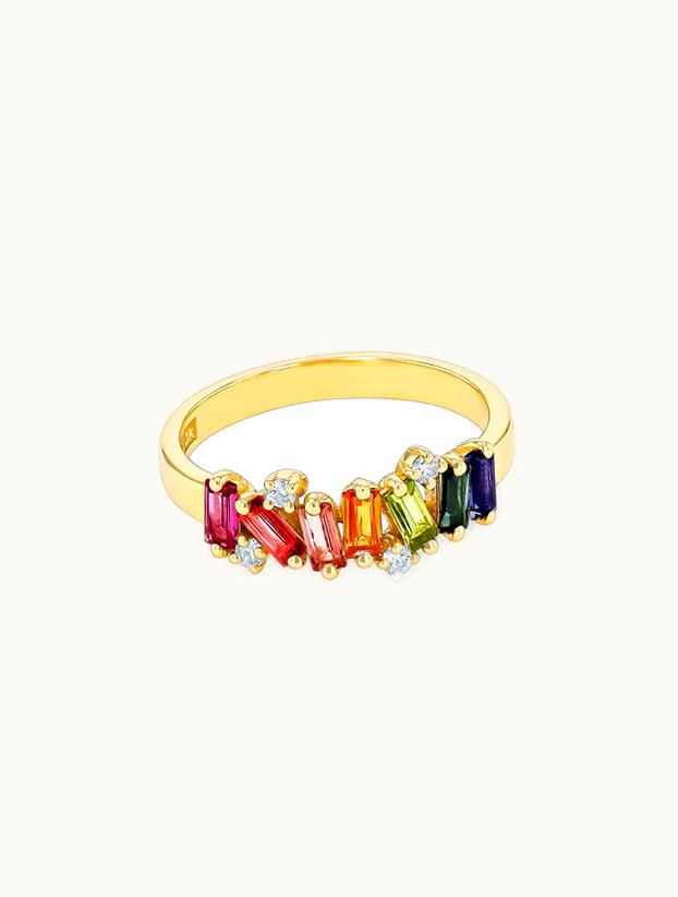 Suzanne Kalan Suzanne Kalan Amalfi Burst Rainbow Half Band UZ0181403