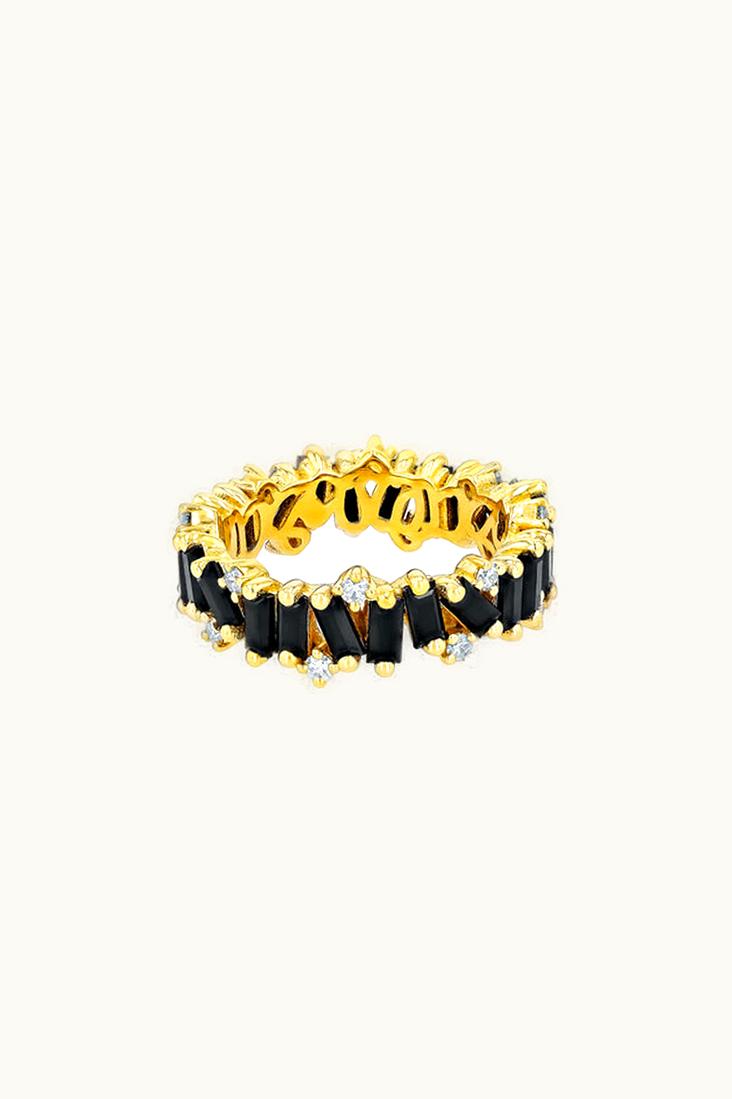 Suzanne Kalan Suzanne Kalan Amalfi Burst Black Spinel Eternity Band UZ0181410