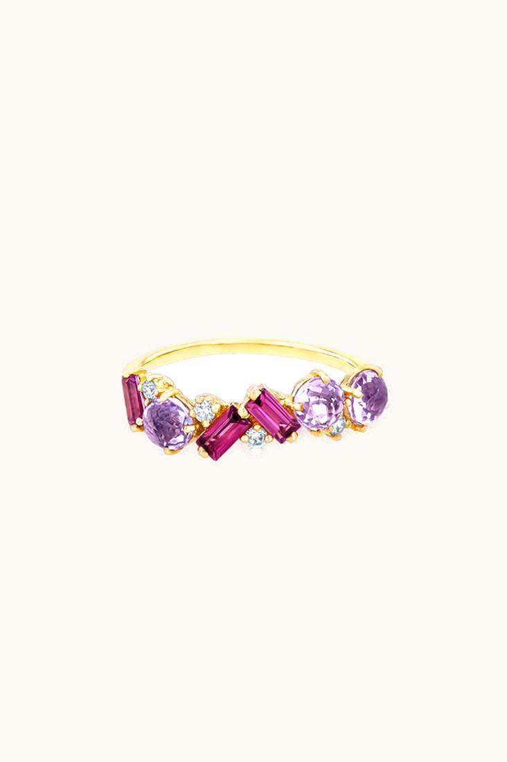 Suzanne Kalan Suzanne Kalan Amalfi Blend Purple Mix Half Band UZ0181424